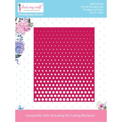 Dress My Craft Dies - Cutting Die Background Dotted Background