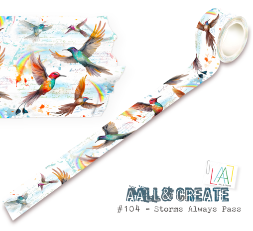 AALL and Create - Washi Tape 25mm 10m Storms Always Pass