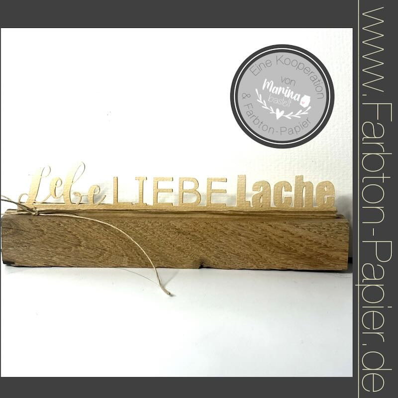 Farb Ton - Stanze "Lebe, Liebe, Lache" (77)