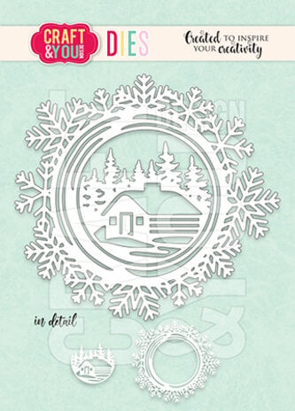 Craft & You Design - Snowflakes Frame Dies