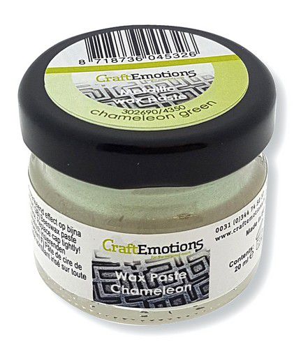 CraftEmotions Wachspaste Chamäleon - grün 20 ml