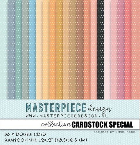 Masterpiece Papiercollectie Cardstock Special 12x12 