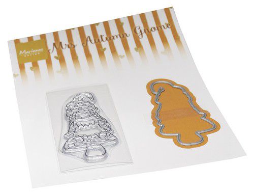 Marianne D Clear Stamps & stirbt Mrs. Autumn Gnome