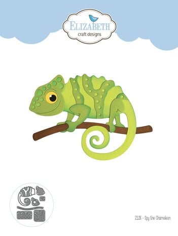 Elizabeth Craft Metal Die - Jungle Party Dies Spy The Chameleon