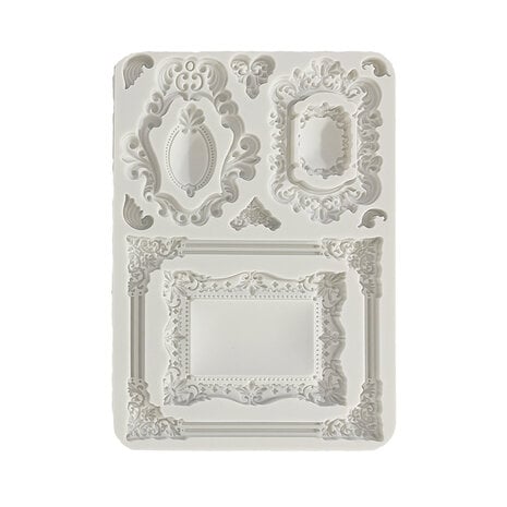 Stamperia - Brocante Antiques Silicon Mould A5 Frames