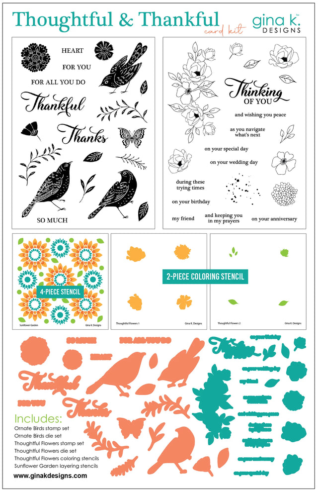 Gina K Designs -  KIT- Thoughtful and Thankful