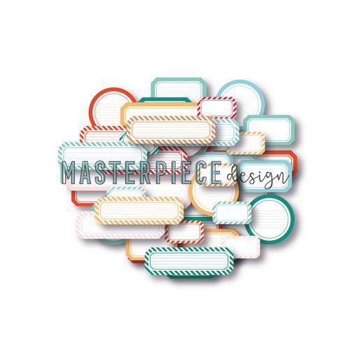 Masterpiece Die-cuts 31 days 2023 Etikettenmix