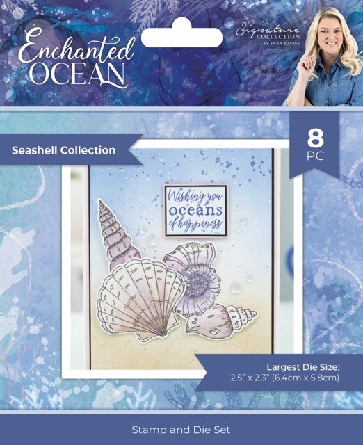 Sara Signature - Enchanted Ocean - Clearstamp/Snijmal - Sea Shell Collection