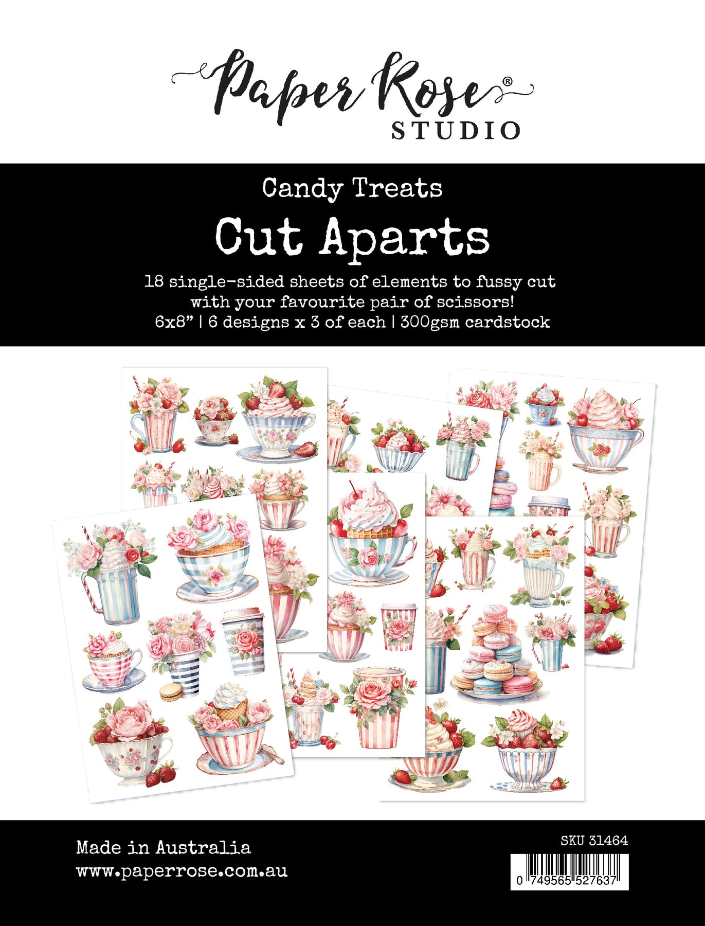 Paper Rose - Candy Treats Cut Aparts Paper Pack