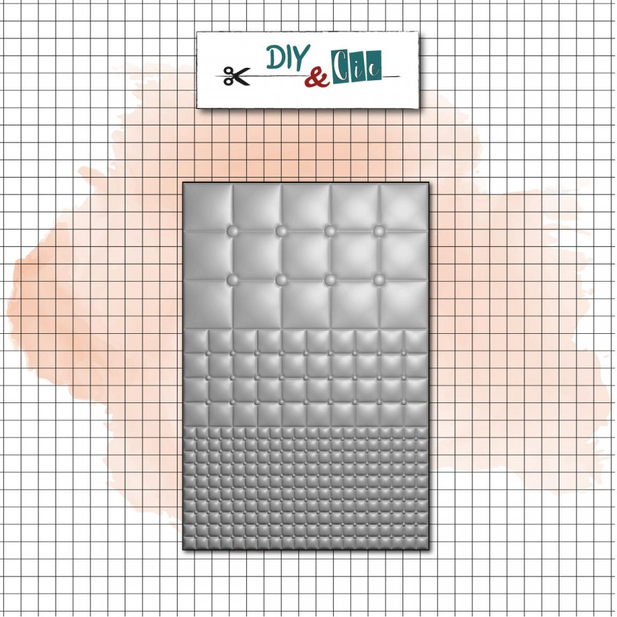 Classeur d'embossage 3D : Capitons - DIY and Cie