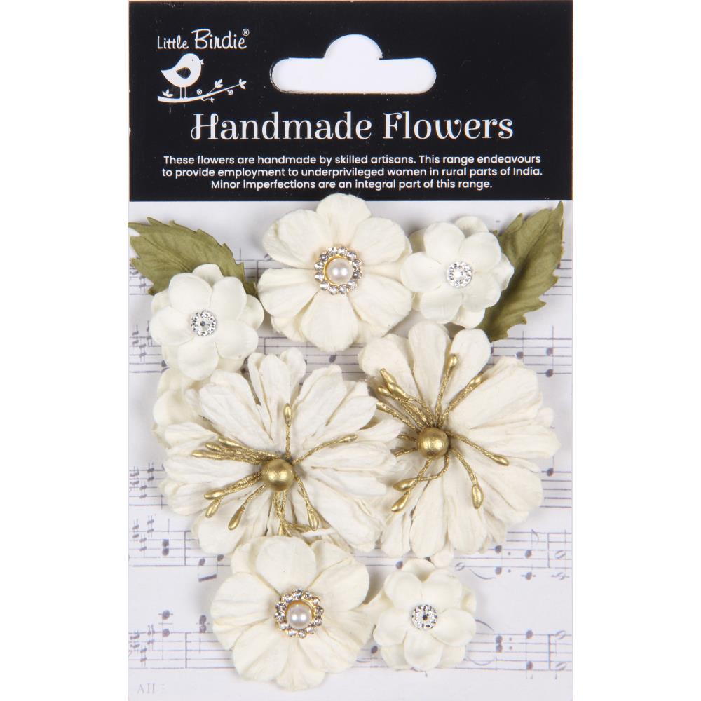 Little Birdie Liora Paper Flowers 10/Pkg