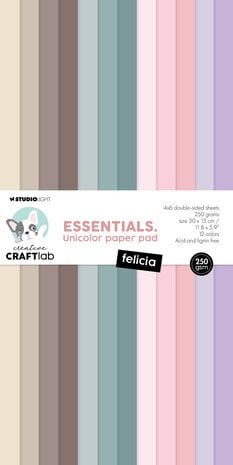 Studio Light - Felicia Essentials Unicolor Paper Pad