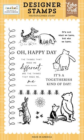 Echo Park - The House At Pooh Corner Designer Stamps Who We Have