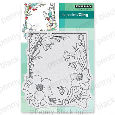 Penny Black - WINTER BLOOMS5"x5.6"