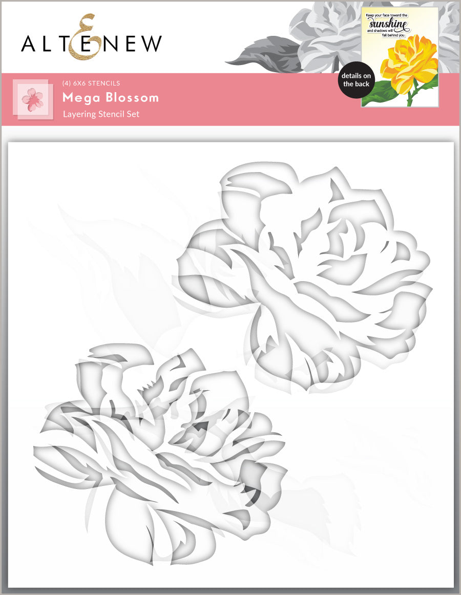 Altenew - Mega Blossom Stencil Set (4 in 1) 