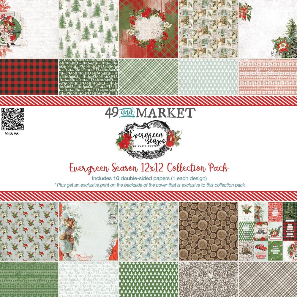 49 And Market Collection Pack 12"X12" - Evergreen Season