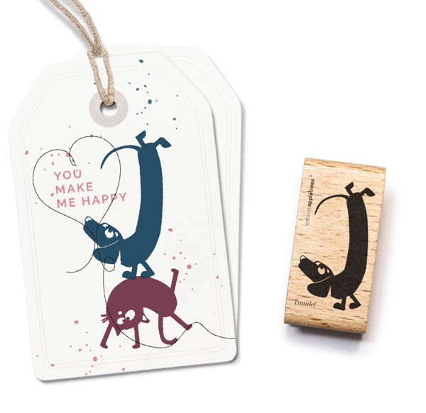 cats on appletrees - Stempel Dackel Traudel