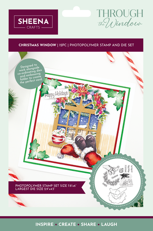 Crafter's Companion - Through the Window Stamp & Die Christmas Window