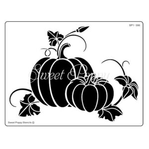 Sweet Poppy Stencil: Pumpkins