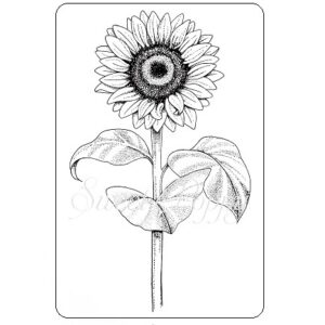 Sweet Poppy Stencil: Sunflower Stamp