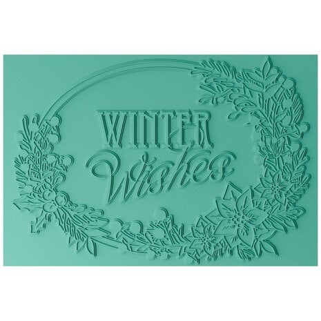 Sizzix • 3D Textured Impressions by Jen Long Winter Wishes