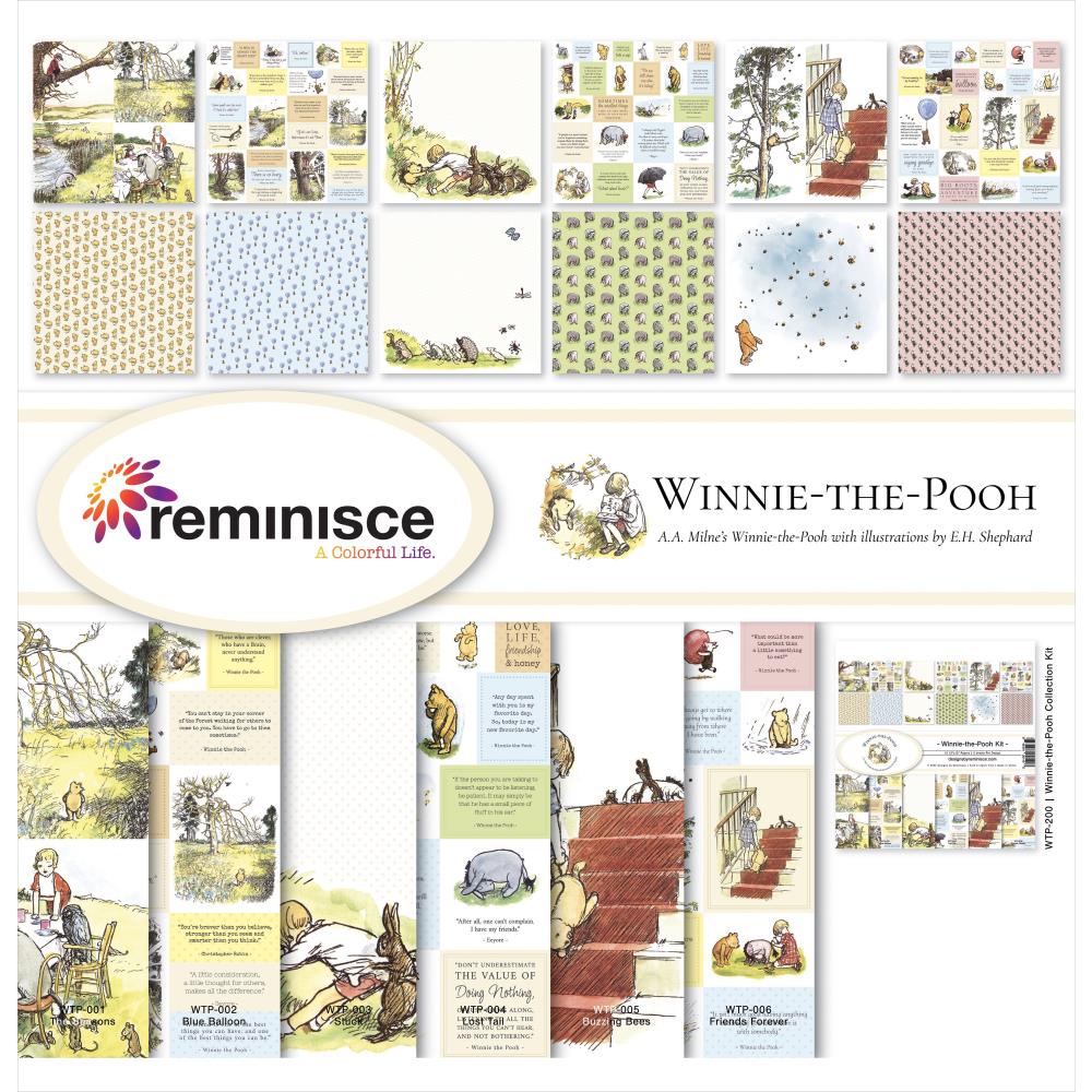 Reminisce Collection Kit 12"X12" - Winnie The Pooh 