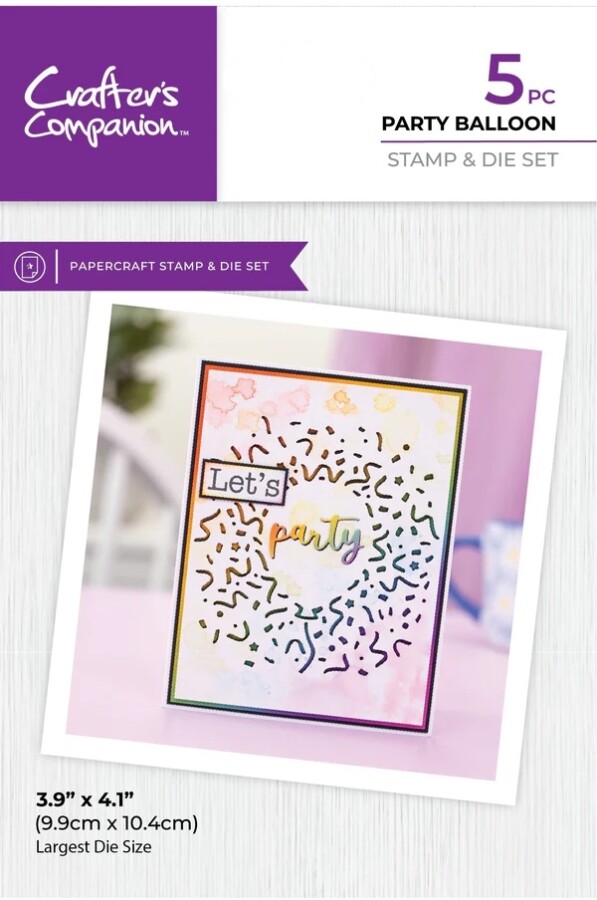 CC - Clearstamp/Snijmal - Confetti Cut-in - Party Balloon