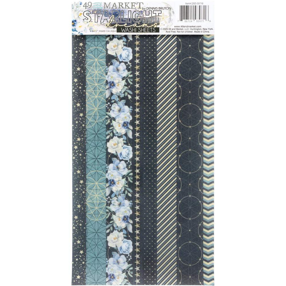 49 And Market Washi Tape Sheets -  Starlight Dreams 