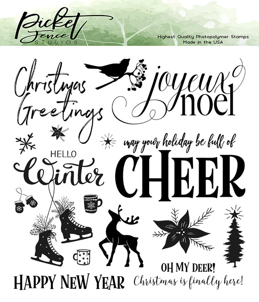 picket-fence-studios-joyeux-noel-6x6-inch-clear-st