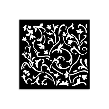 Stamperia - Masquerade Thick Stencil 12x12cm Ornaments