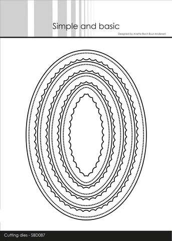 Simple and Basic die “Inner Scallop Oval"