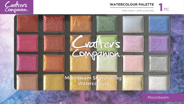 Crafters Companion - Shimmer Watercolour Palette Moonbeam