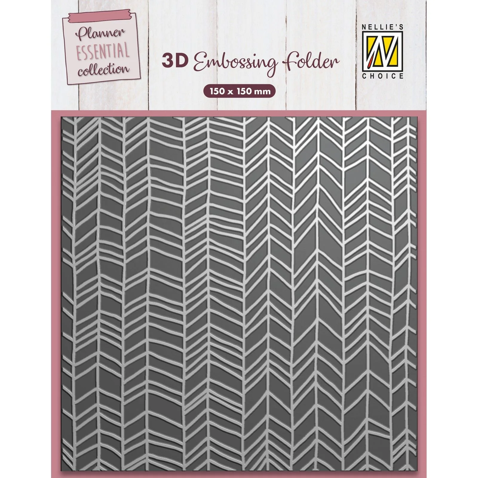 Nellie's Choice • 3D Embossing Folder Chevron