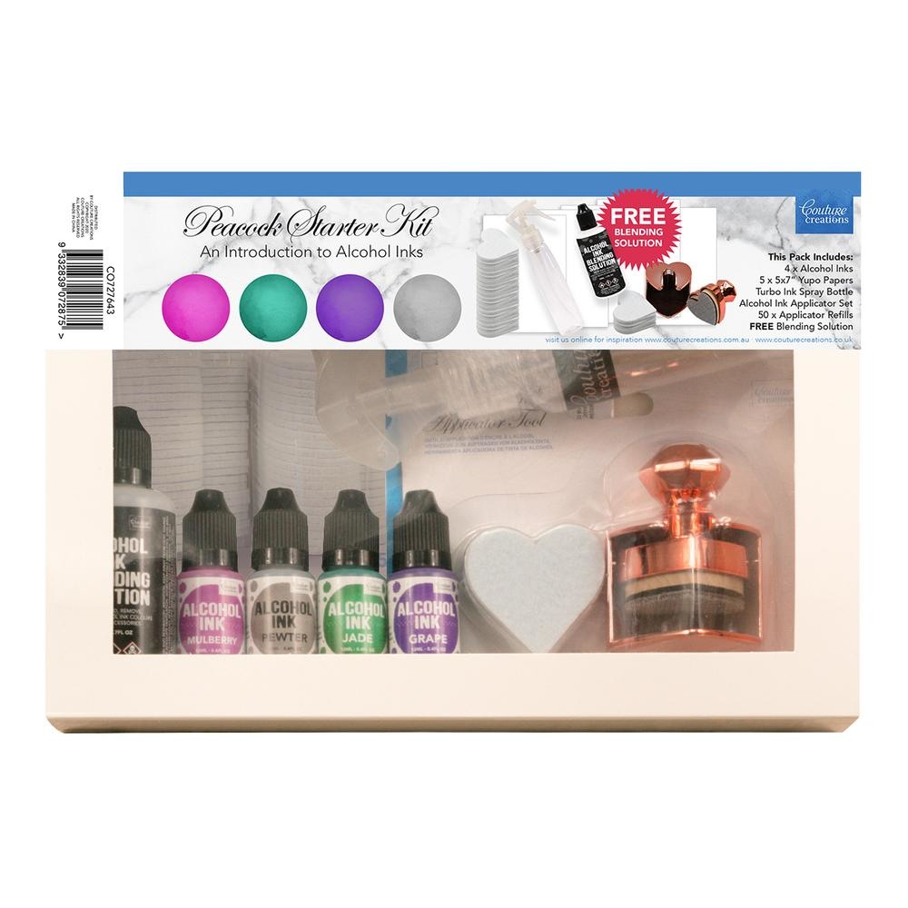 couture-creations-peacock-alcohol-ink-starter-kit