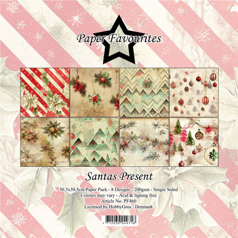 Paper Favourites - Santas Present 12x12 Inch Paper Pack