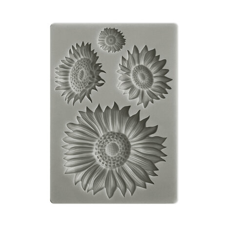 Stamperia - Sunflower Art Silicon Mould A6 Sunflowers