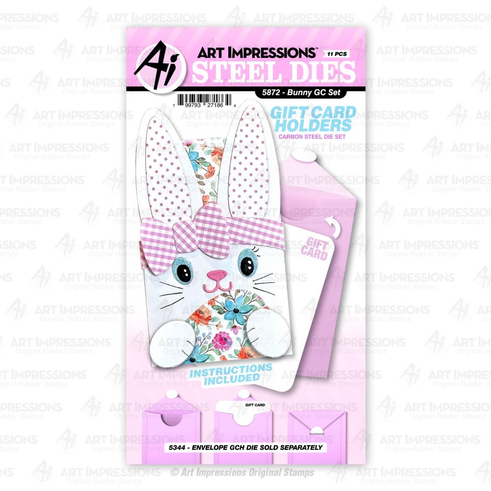 Art Impressions Gift Cards Die - Bunny