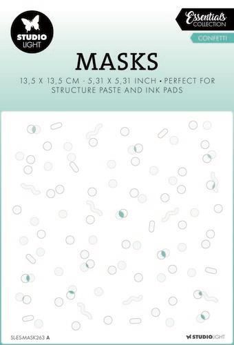 Studio Light Mask Stencil Confetti Essentials nr.263