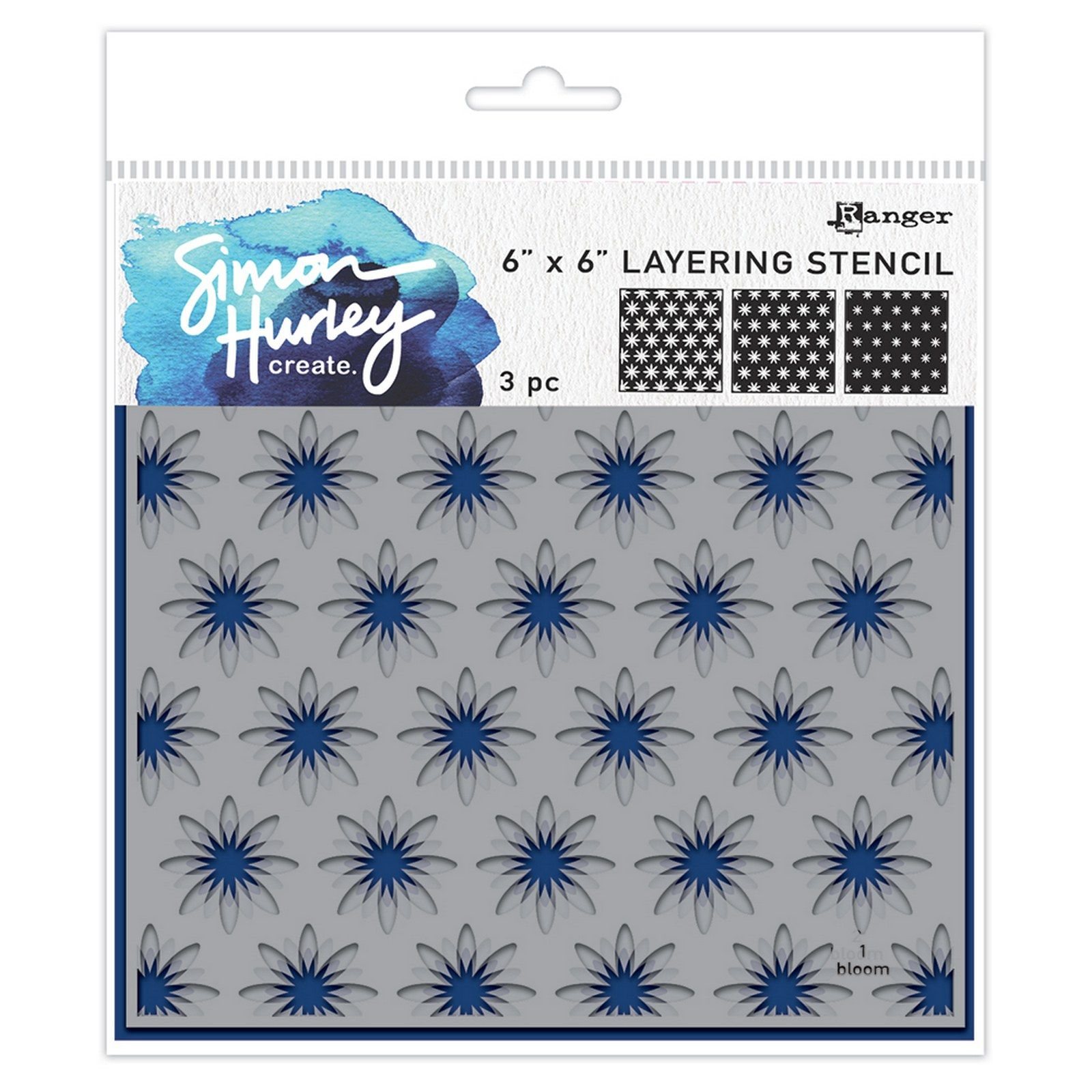 Ranger • Simon Hurley Create Layering Stencils in Bloom 3pcs