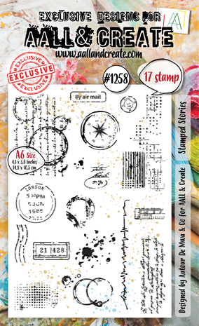 AALL & Create - Whimsy Dwellings A6 Stamp Set Stamped Stories