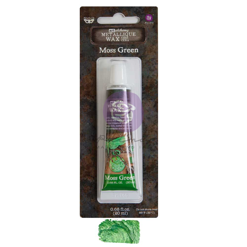 Finnabair Art Alchemy Metallique Wax – Moss Green