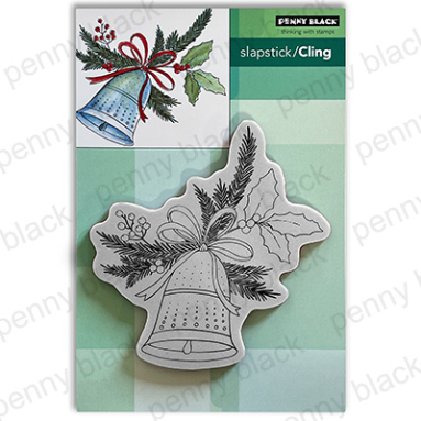 Penny Black - RINGING ( CLING RUBBER STAMP)Stamp size: 4" x 4"