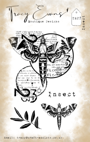 Tracy Evans - Insect A7 Stamp