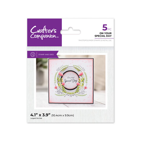 CC - Floral Aperture Stamps & Dies On Your Special Day