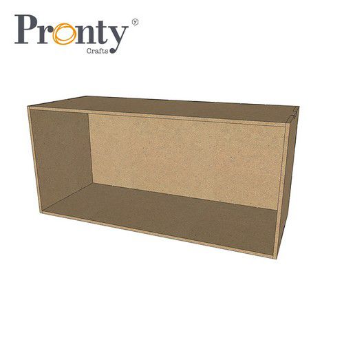 Pronty MDF Aufbewahrsystem Half Box