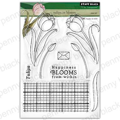 Penny Black - TULIPS IN BLOOM ( CLEAR STAMPS)