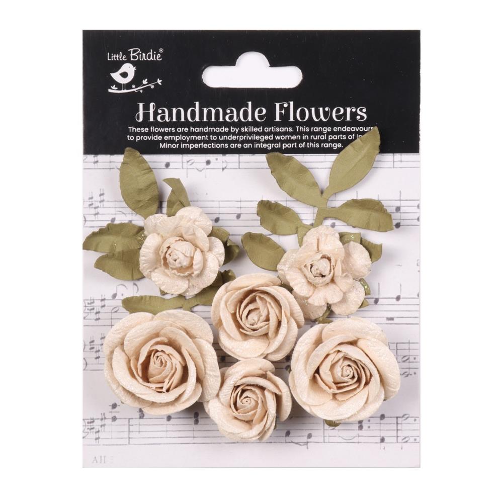 Little Birdie Foina Paper Flowers 8/Pkg