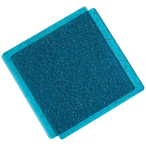 Sizzix • Accessory Cutting Pads 6x6 Inch (Teal w/Glitter )