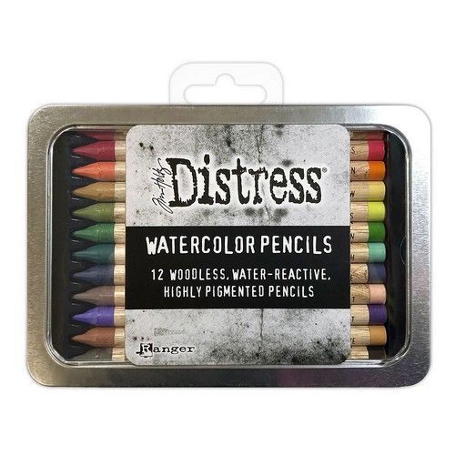 Ranger Tim Holtz Distress Watercolor Pencils 12 St Kit #4