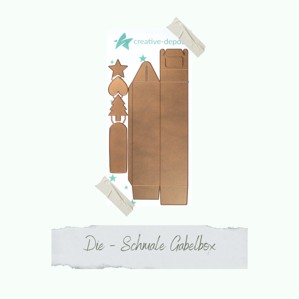 Creative Depot - Die - Schmale Gabelbox